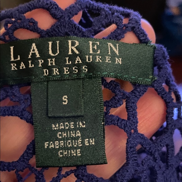 Lauren Ralph Lauren Navy Lace Dress - Picture 9 of 9